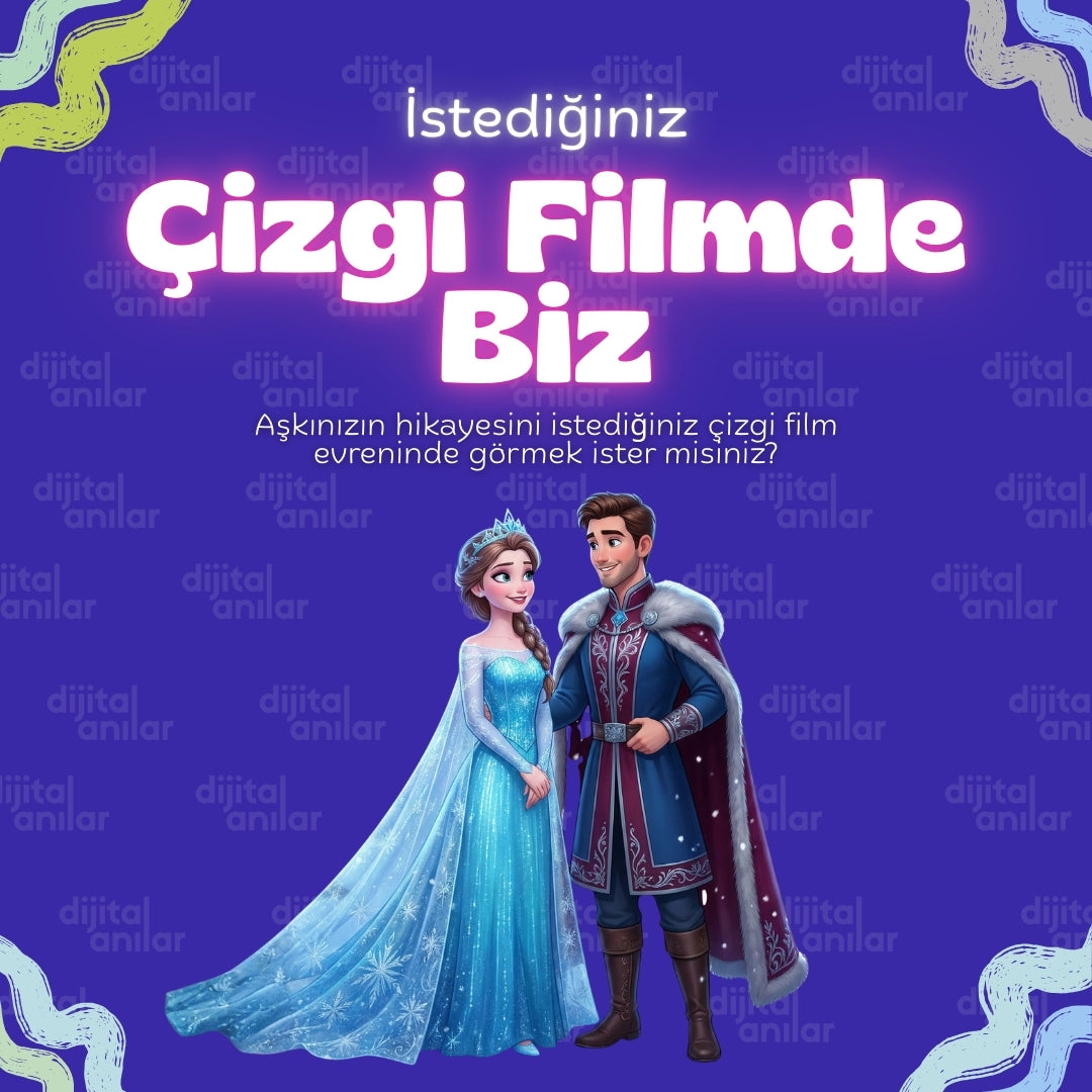 İstediğiniz Çizgi Filmde Biz Animasyonu
