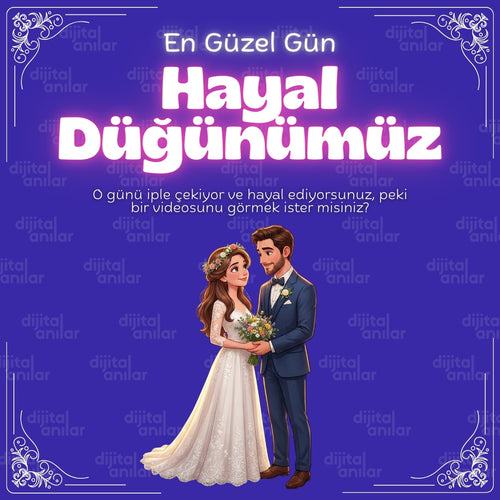 Hayalimizdeki Düğünümüz Animasyonu